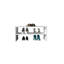 Range-chaussures H 13,7 po, avec 2 tablettes