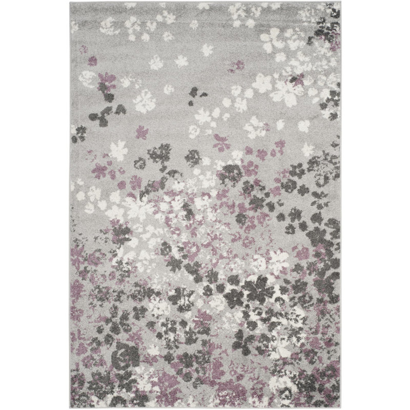 Gall Floral Hand Woven Area Rug, Rectangle 155 x 229 cm