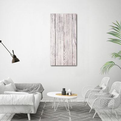 Wooden Wall - Wrapped Canvas Print