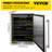 VEVOR 23.4'' W Built-In 142 Cans (12 oz.) 5.3 Cubic Feet Beverage Cooler with Reversible Door