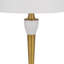 Lampe de table en métal et marbre