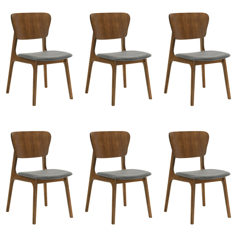 Chaises de salle à manger Jennelle, 6, gris, Brun