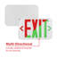 NICOR Lighting Thermoplastic LED Double Sided Exit Sign