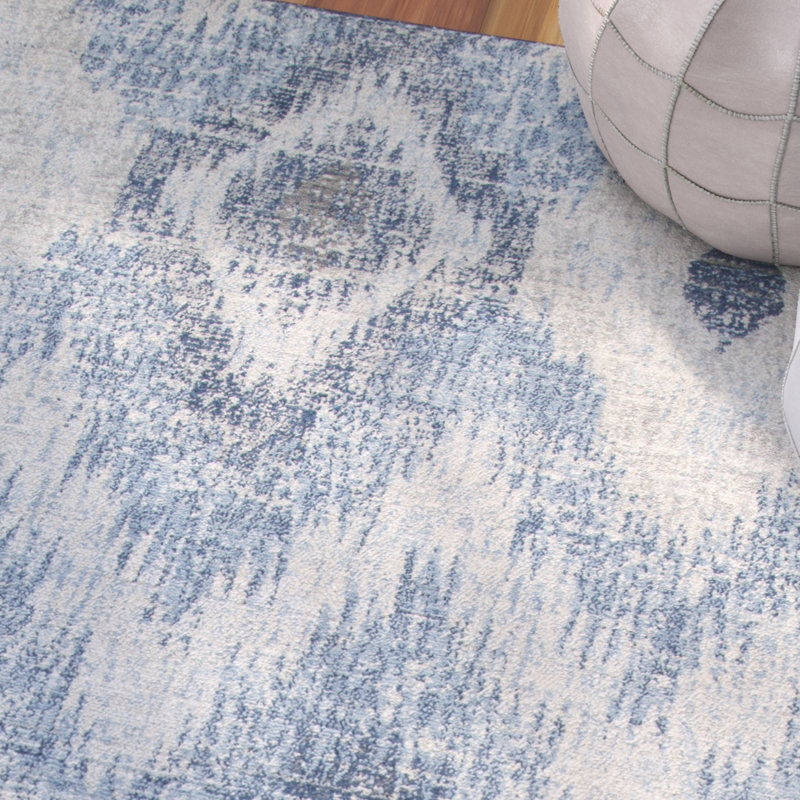 Nieto Wool Ikat Indoor Rug, Rectangle 5' X 8'