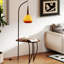 Lampe sur pied H 67 po avec plateau