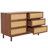 Andreq 46.93'' W 6-Drawer Double Dresser-701655444