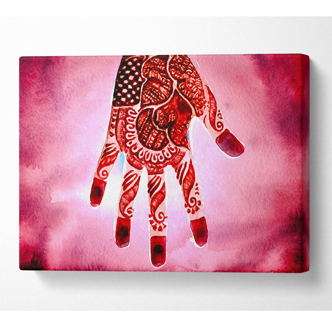 Hindu Mehandi - Kunstdrucke auf Leinwand - Wrapped Canvas