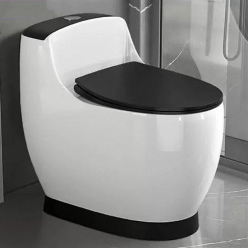 Toilettes allongées silencieuses et anti-odeurs 1,58 gallons Gpf (siège inclus)