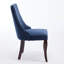Chaise d'appoint de cuisine rembourrée en tissu pour la salle à manger-636270046