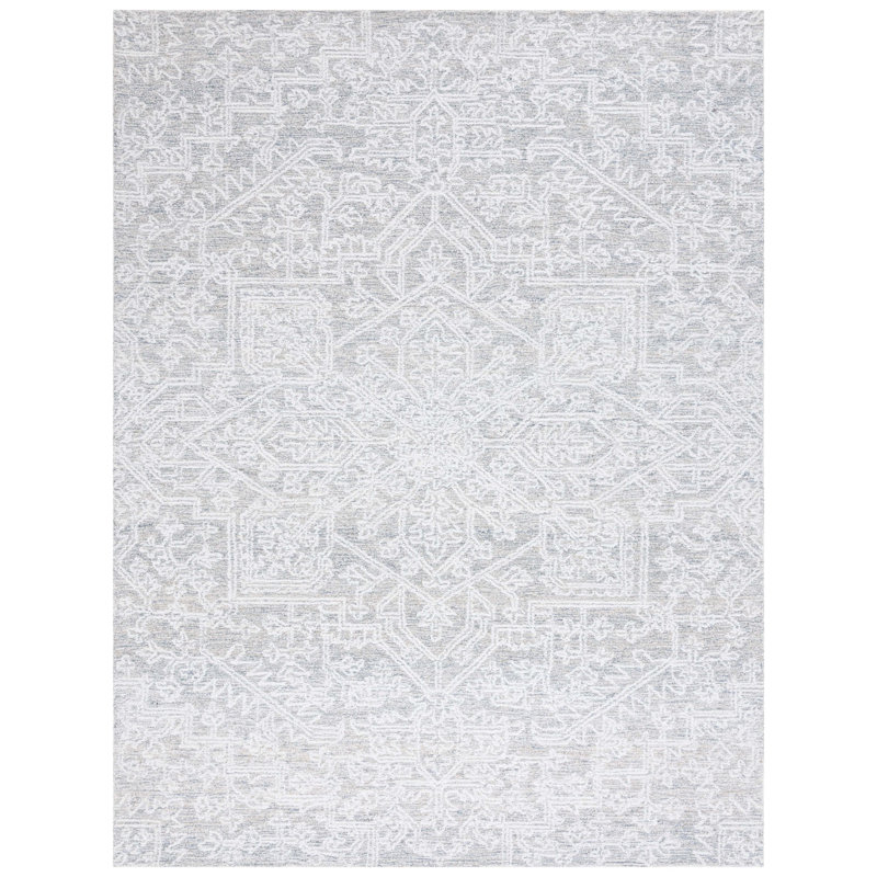 Ebony Hand Tufted Performance Abstract Rug, Rectangle 8' x 10'