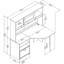 Bureau d'angle réversible avec clapier Ozro-1894578065