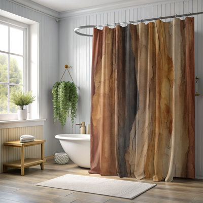 Abstract Shower Curtain