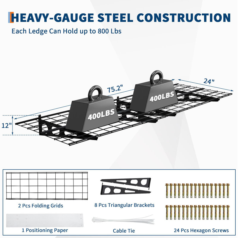 191cm W Metal Storage Rack