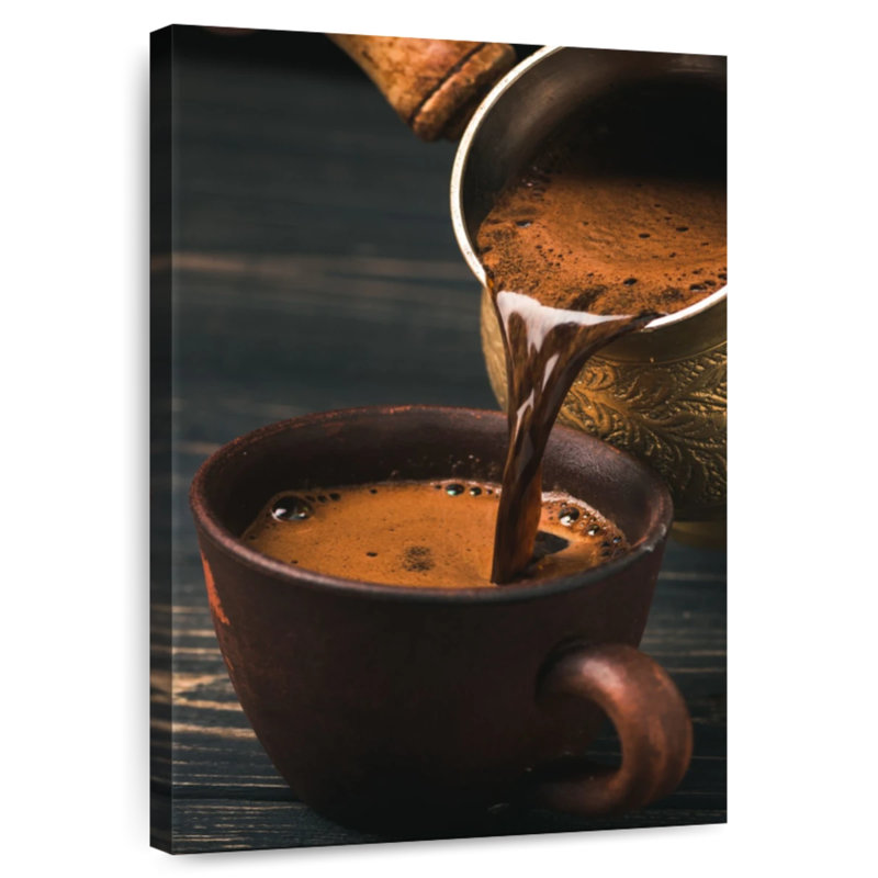 Yarlin Pouring Turkish Coffee, 30" H x 20" W