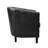 Cecelie Upholstered Barrel Chair, Tufted Faux Leather Barrel Chair, Stylish Upholstered Accent Chair for Living Room-95792421