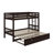 Twin Over Twin Pull-Out Bunk Bed With Trundle-347881597