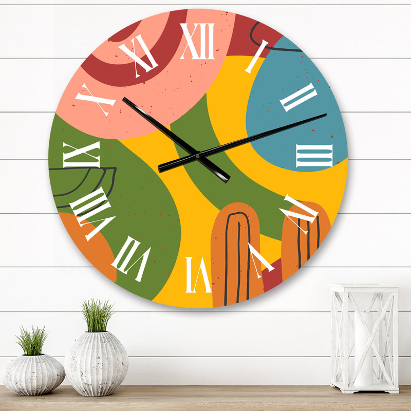 Horloge murale Trendy Organic Shape III, Moyen