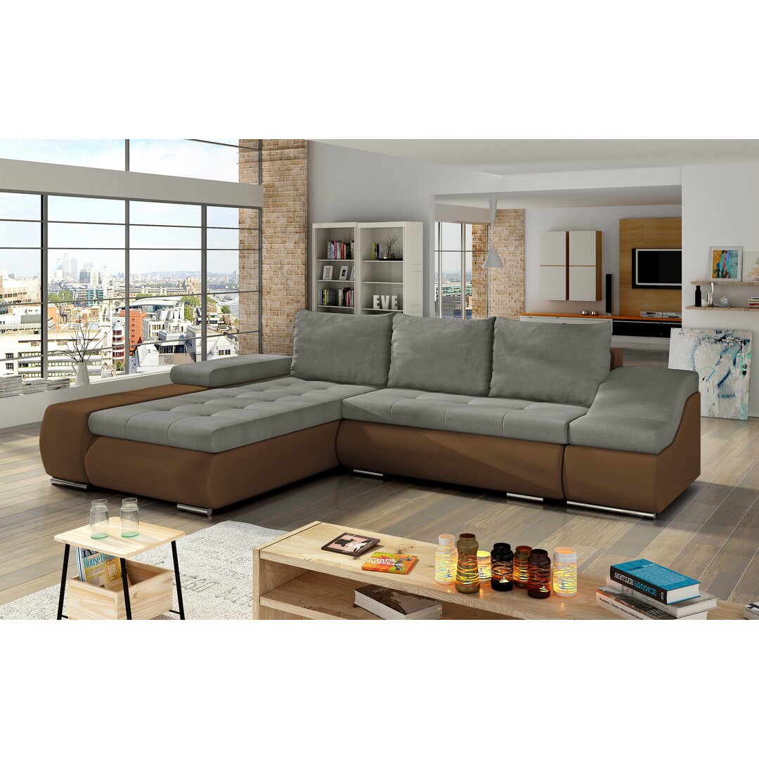 Ecksofa Gilbreath mit Bettfunktion