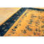 Grand tapis antique chinois noué Art Déco
