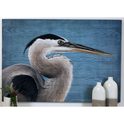 Décoration murale héron