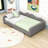 Upholstered Daybed with Sherpa Fabric-350131820-349787540