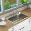 Évier de cuisine de cuisine encastré en acier inoxydable de calibre 18 32 po X 22 po Transolide-99218976