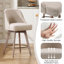 Tabouret de comptoir pivotant 26 po Makylia-1827823534