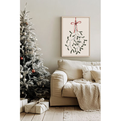 «Festive Christmas», peinture encadrée décorative de 13,0 po x 19,0 po | Cadre 100% bois massif (épaisseur: 0,8 pouce), œuvre d'art 100% MDF | Impression numérique pour des couleurs vives, décoration murale parfaite pour la maison et le bureau