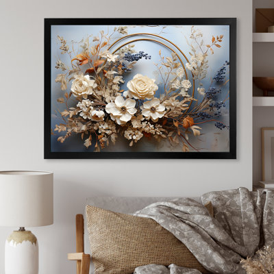 Farmhouse Wreath Still Life - Art mural couronne