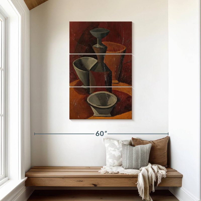 Avery Pitcher And Bowls, 45" H x 28" W