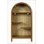 Tablette supérieure autoportante arquée à 4 niveaux, armoire de rangement asymétrique ouverte, présentoir en bois pour entrée, salon, chambre à coucher, couloir