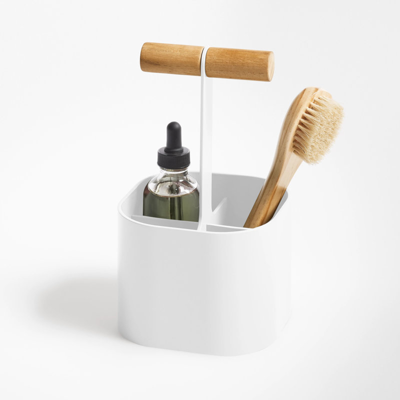 Pluck Small Caddy, White