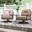 Chaise de patio pivotante avec coussins Lebanon