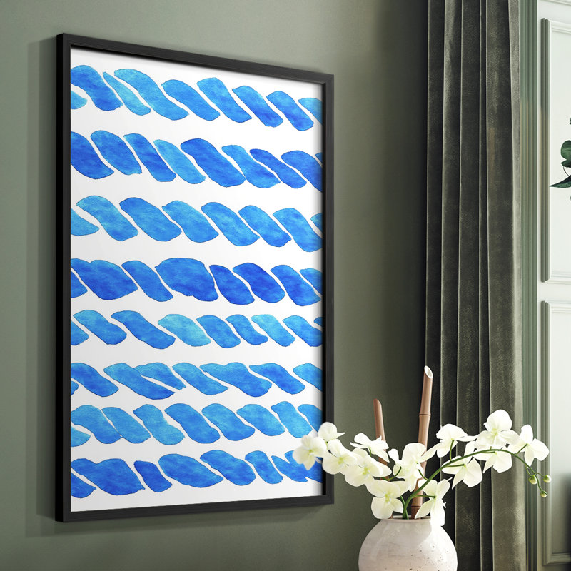 «Abstract Abstract», reproduction encadrée - prêt à accrocher - fabriquée aux États-Unis, H 10 po x l 8 po, Noir