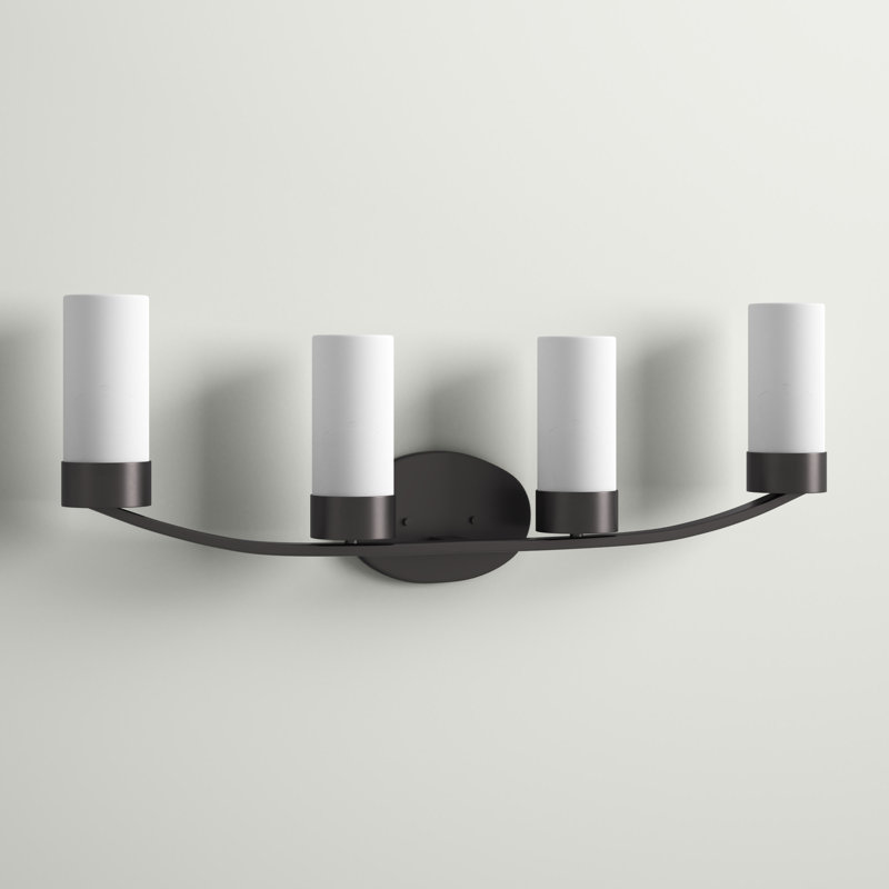 Ashaan 4 - Light Dimmable Vanity Light, Mahogany Bronze