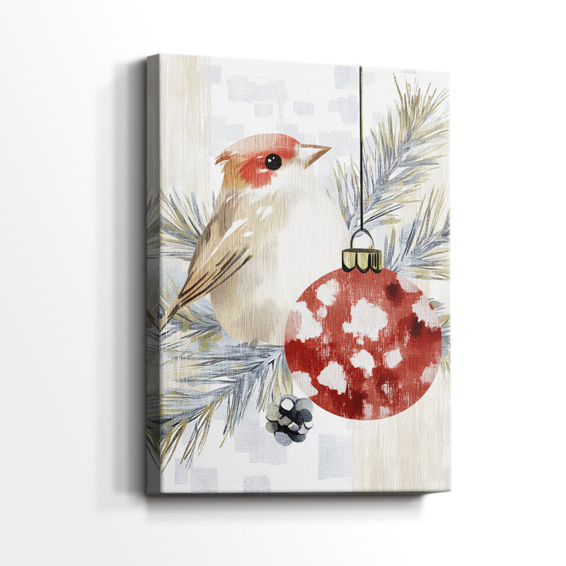 Art des Fêtes de Noël - Toile tendue avec châssis DCCDXCI, H 18 po x l 12 po