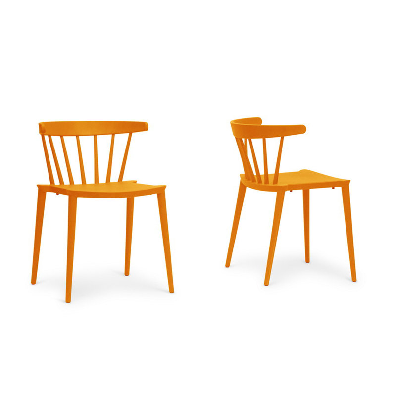 Chaise empilable Sequeira, Orange