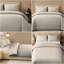 Microfiber Striped Duvet Cover Set-125374621