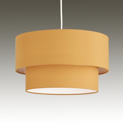 Rona 22cm H Cotton Drum Lamp Shade ( Uno )