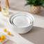 3-Piece Sesame Glaze Stoneware Mixing Bowl Set