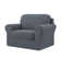 Elastic Textured Grid Separate Box Cushion Arm Chair Slipcover
