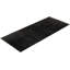 Tapis unique noué à la main Raiden - noir, 10 pi 0 po x 22 pi 4 po