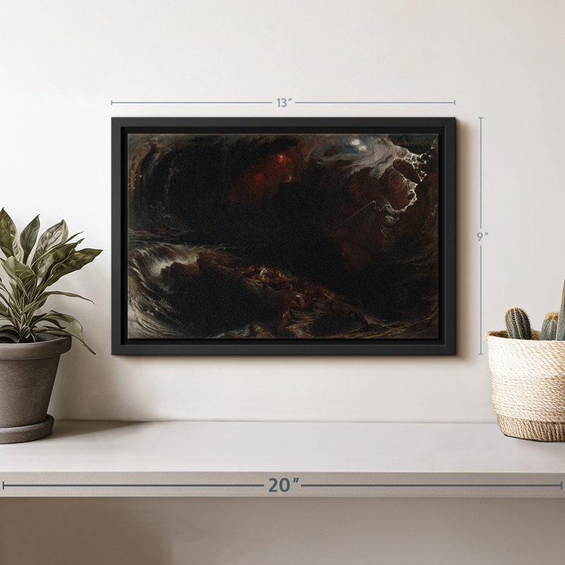 «The Deluge 1834 Wall Art», H 9 po x l 13 po