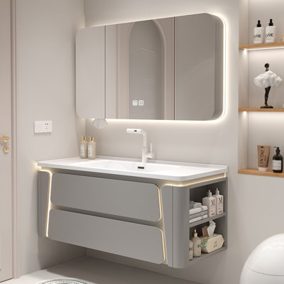 Armoire de salle de bain moderne et simple