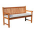 Banc de jardin triple en teck Elzas