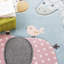 Tapis bleu en polypropylène tissé à la machine Featherste-88088952