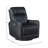 Sheria Leather Swivel Power Recliner with Articulating Headrest-803357868