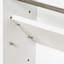 Armoire de cuisine 72 "cannelée avec 3 tiroirs à clavier et 6 tablettes de porte. Armoire de rangement autoportante réglable pour la salle de bain, la salle à manger, le bureau, le vestibule