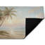 Paillasson Sunset View Beach Palms, imprimé par Kim Allen, 18 po x 30 po