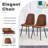 Round Dining Table Set with 6 dining chairs